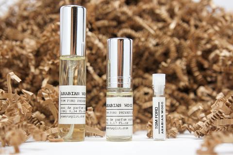 Sample Niche Colognes Affordably with ScentSplit.com Fragrance samples in bottles