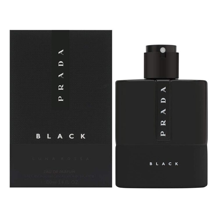 6 Striking Prada Colognes for Men That Will Not Disappoint Prada Luna Rossa Black for Men Eau de Parfum Spray, 3.4 Ounce