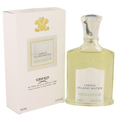 Best Colognes for Men by the Seasons perfume bottle named Creed Virgin Island Water