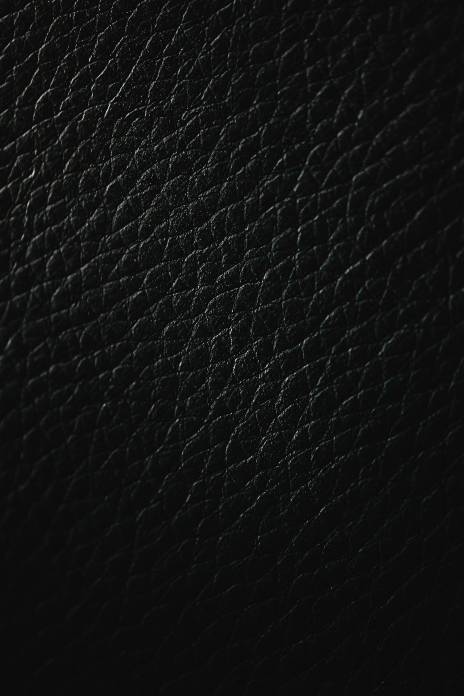 What Does Leather Smell Like? Close-up of dark leather texture