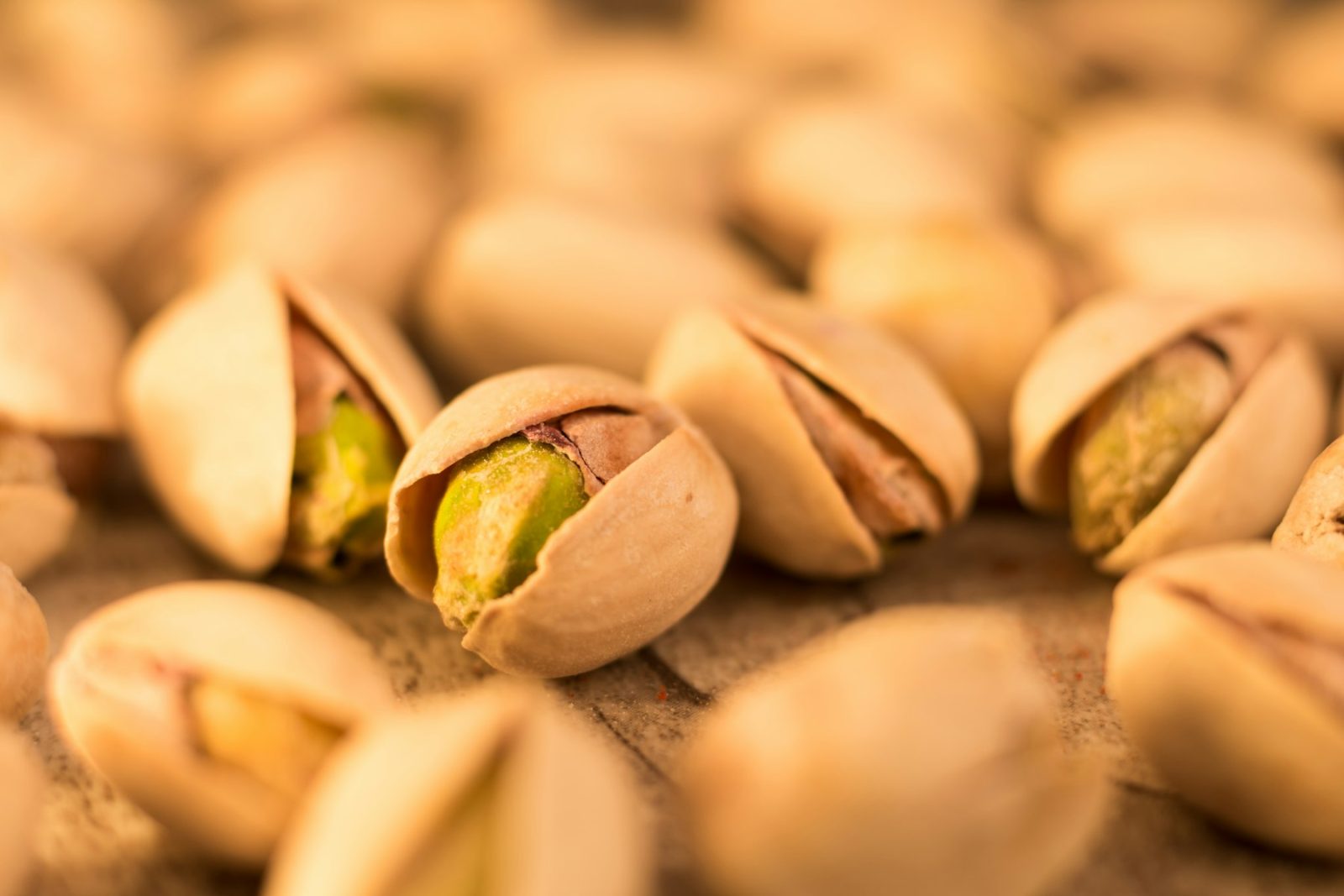What Does Pistachio Smell Like? Pistachios in their split shells